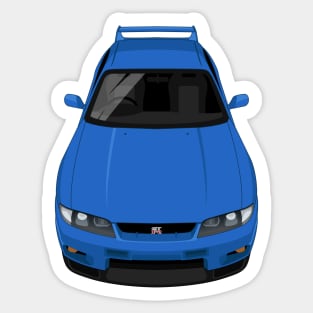 Skyline GTR V Spec R33 - Blue Sticker